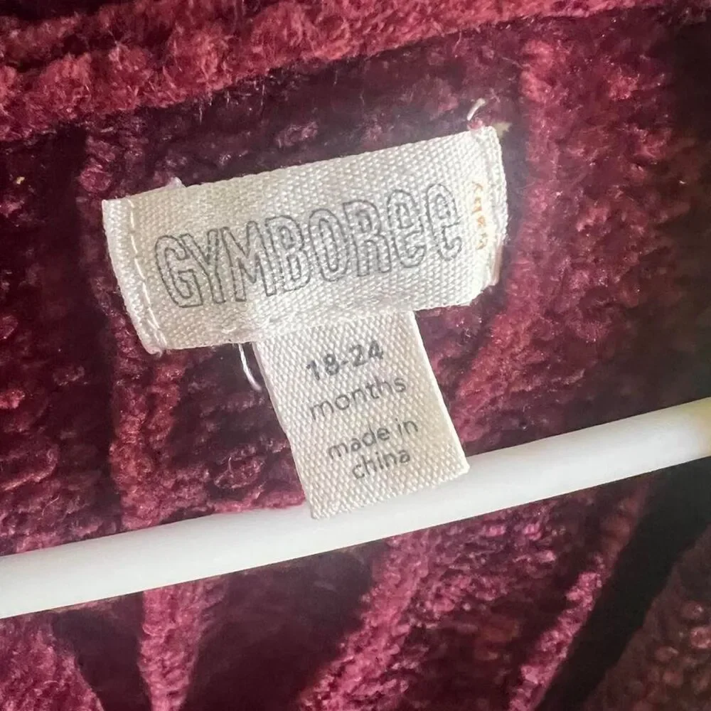 Gymboree Burgundy Cardigan